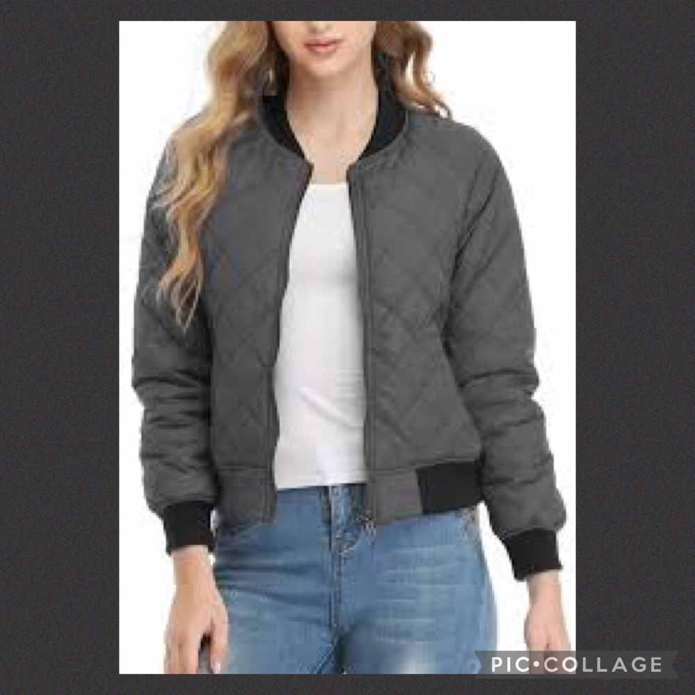 Beulah quilted bomber jacket!
